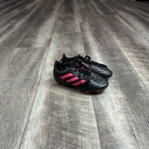 Adidas Kids Black/Pink Soccer Cleats‎